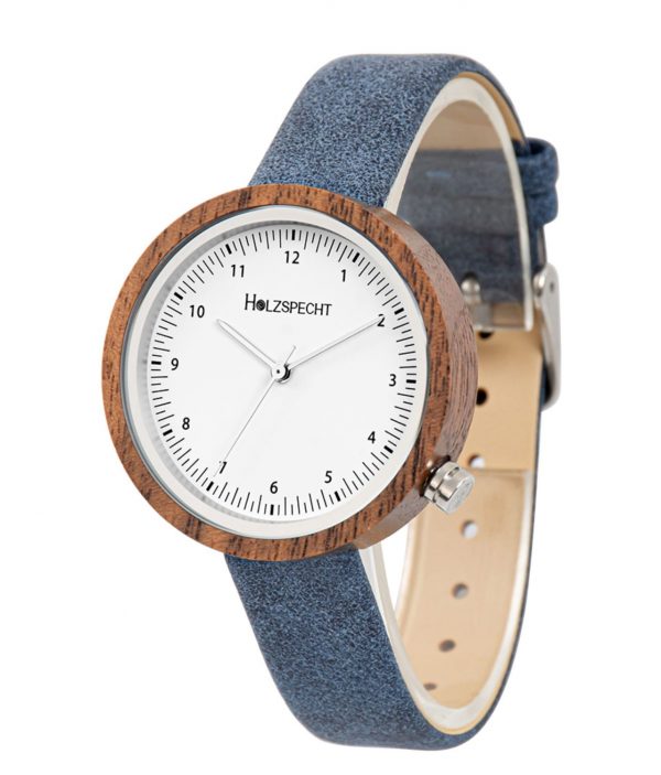 Holzspecht Wooden Watch Frühlingsstern Walnut