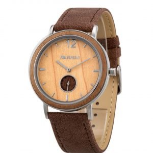 Holzspecht Armbanduhr Karwendel - Holz und veganes Leder