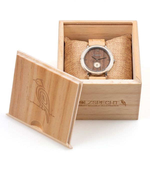 Holzspecht wood watch for women and men