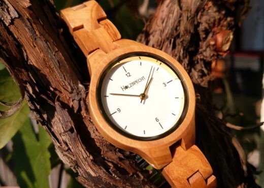 Wooden Watch Waldgoldstern Olive