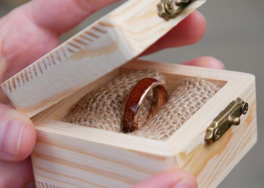 Ring with Wood