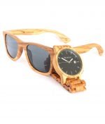 Wood Watch and Wood Sunglasses Olive