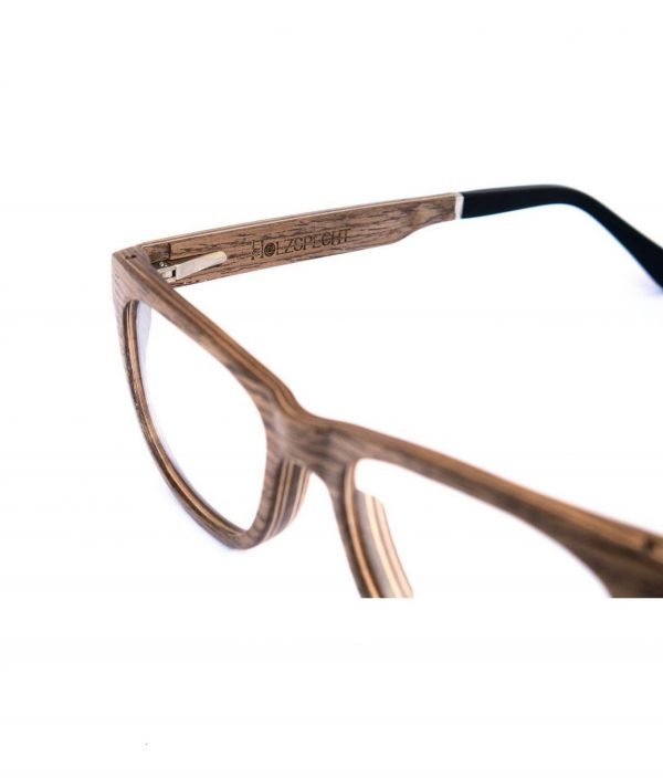 Holzspecht optische Holzbrille Augenblick Walnuss