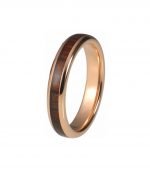 Holzspecht Ring with Wood Rose color