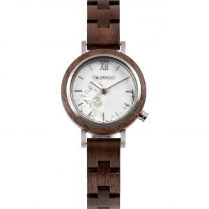 Holzspecht Wood Watch Hochglück Walnut and Marble