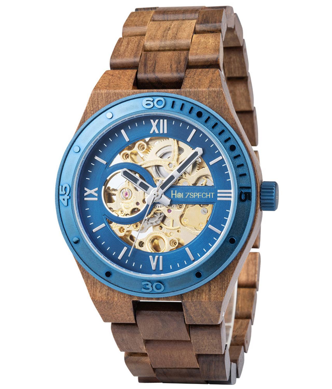 Automatic wood watch outlet
